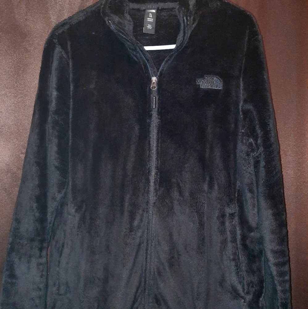 Black North Face Osito women's fleece jacket